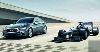 英菲尼迪的新试驾活动授予一级方程式赛车的驾驶权