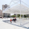 MODU的CloudSeedingPavilion具有由30,000个塑料球制成的顶篷