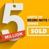 小米在4个月内记录了500万部Redmi Note 5智能手机销量