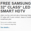 三星Galaxy S7或三星S7 Edge可免费获得三星智能电视