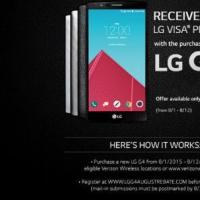 全新Verizon LG G4可获得100美元的预付礼品卡