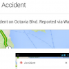 适用于Android的GoogleMaps获取Waze的实时事件报告