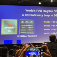 华为发布内置5G调制解调器的麒麟990芯片组