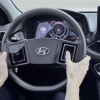 现代的未来汽车可能包括方向盘安装的触摸屏