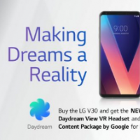LG V30 在预购将免费随附谷歌新款 Daydream VR 耳机