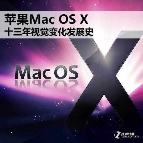 苹果Mac OS X系统十三年视觉变化发展史