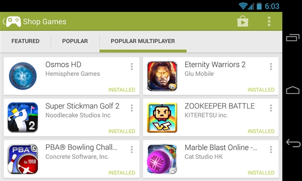 Google Play 游戏 独立应用正式发布