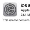 互联网信息：苹果发布iOS 8.0.2更新 修复无网络信号等问题