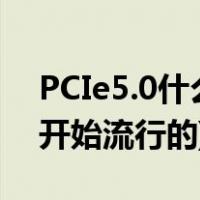 PCIe5.0什么时候上市(PCIe 5.0是什么时候开始流行的)