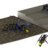 由圣母大学的研究人员建造的类似蚂蚁的群体机器人