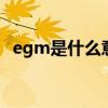 egm是什么意思中文以及egm是什么意思