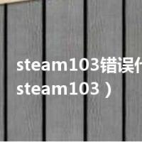 steam103错误代码原因（steam103）