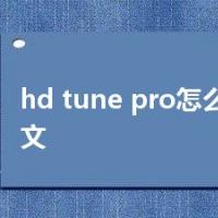 hd tune pro怎么设置成中文