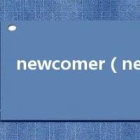 newcomer（newco）