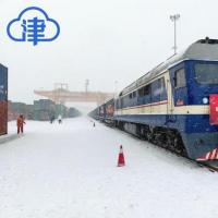 从东疆出发的天津首列中欧班列新能源汽车出口专列！